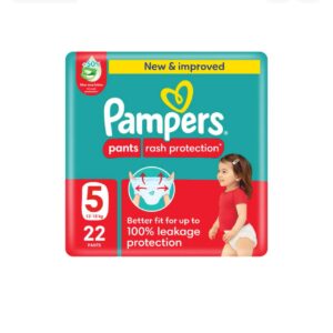 Baby-Dry Pants with Aloe Vera Lotion, 360 Fit , Size 5, 12-18kg, Carry Pack, 22 Count