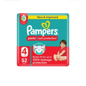 Aloe Vera Pants Diapers Size 4 Jumbo Pack 52 Count